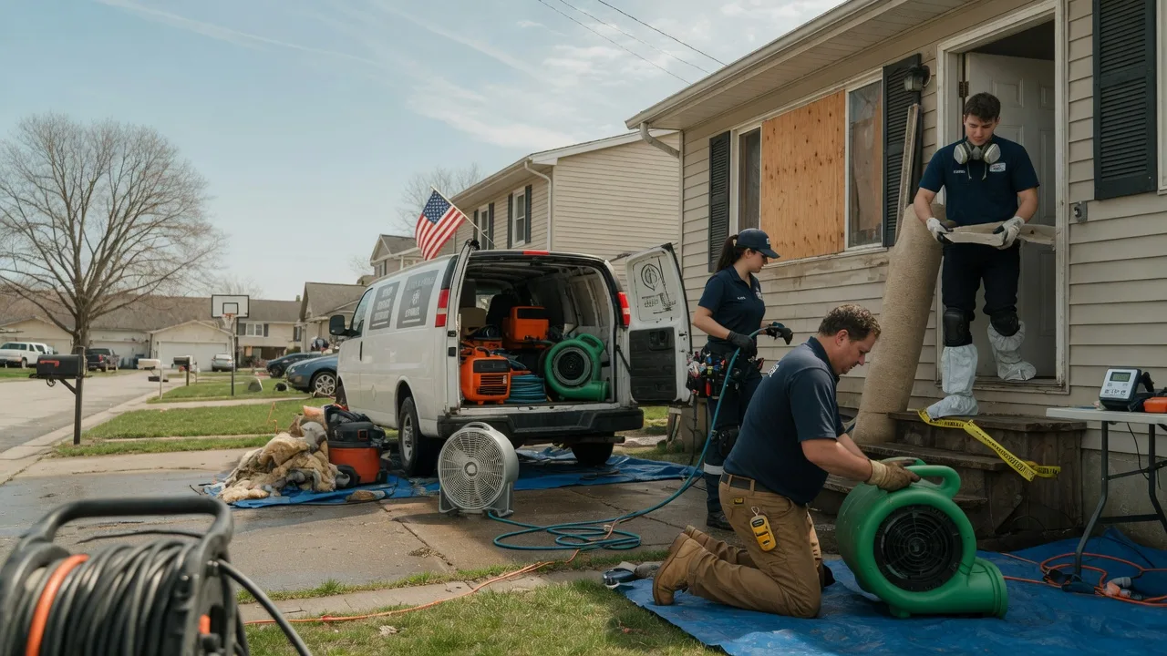 Water Damage Restoration in London, OH near me